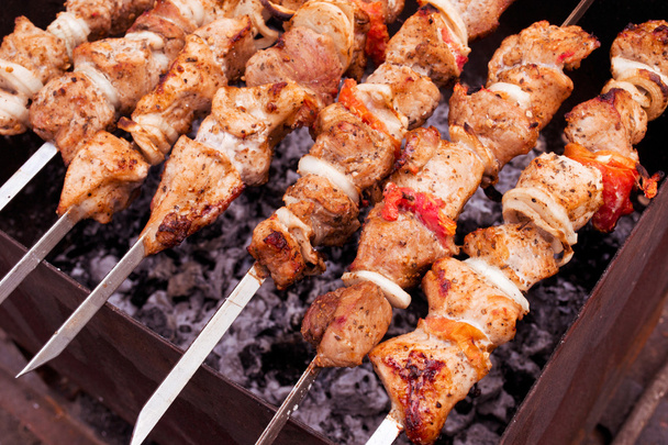 Barbecue over the coals - Photo, Image