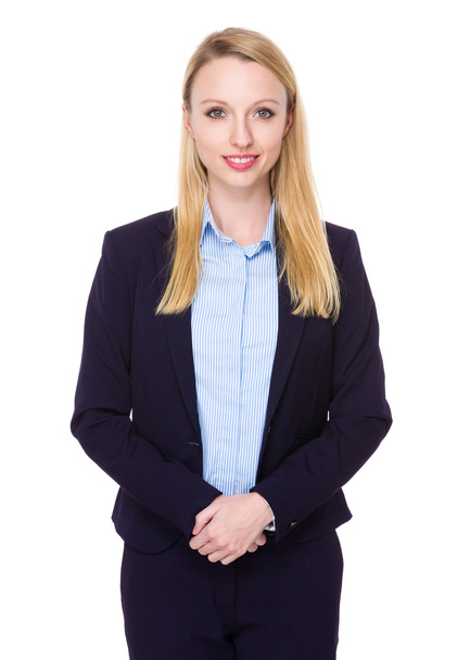 Young caucasian businesswoman in business suit - Photo, image