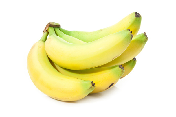 Mazzo di banane isolate su bianco - Foto, immagini