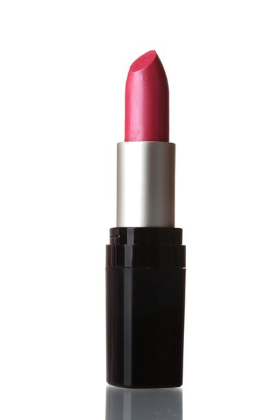 Red lipstick isolated on white background - Foto, Bild