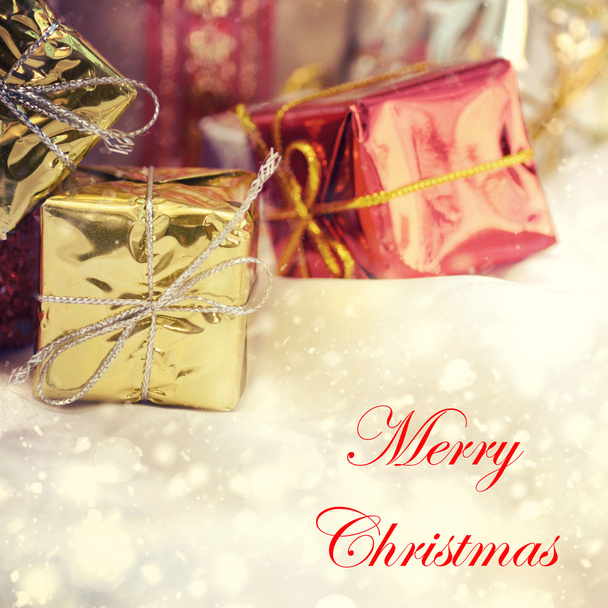 regalos de Navidad, Feliz Año Nuevo
 - Foto, Imagen