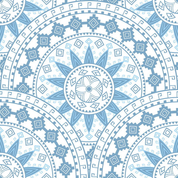 Bohemian seamless pattern. Indian, ethnic, tribal, chinese backg - Vetor, Imagem