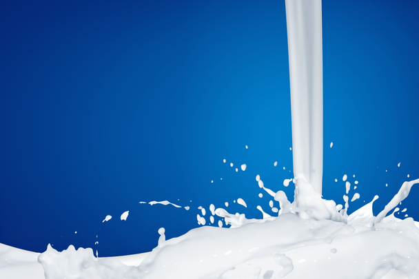 Fondo de salpicadura de leche
 - Foto, Imagen