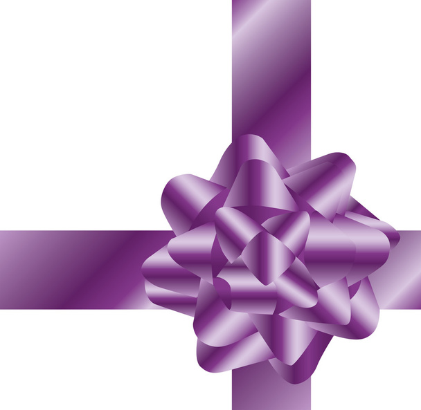 Christmas Bow - Vector, Image