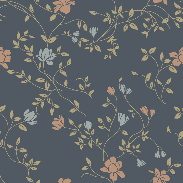 Vintage seamless pattern for retro wallpapers - Vector, Image