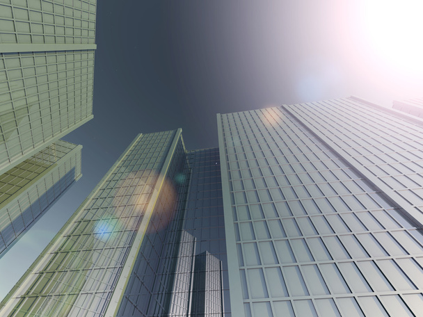 grattacieli rendering 3D
 - Foto, immagini
