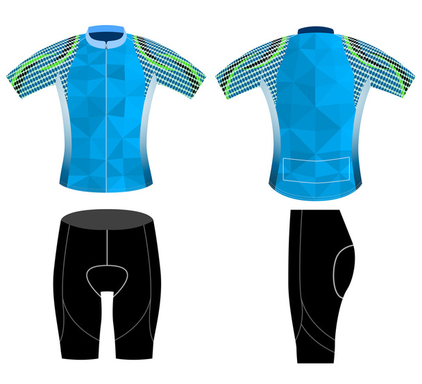 Graphic poly cycling vest - Vector, Image