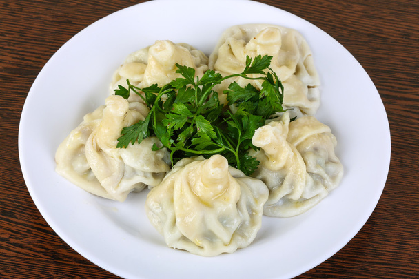 Caucasian big dumplings - Khinkali - Fotografie, Obrázek