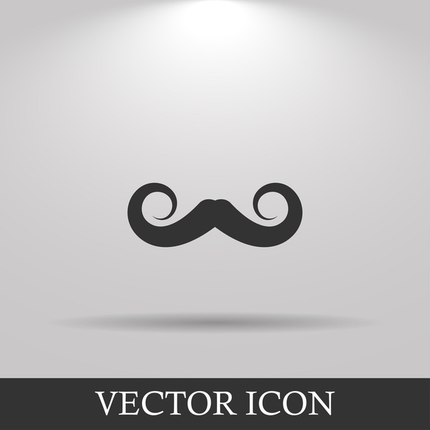 Schnurrbart-Vektor-Symbol - Vektor, Bild