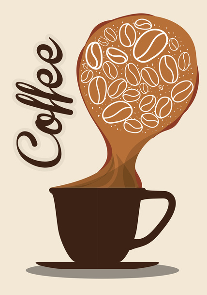Coffee Shop design - Vector, Image