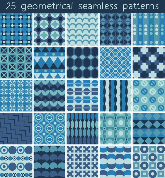 25 seamless pattern. Vector seamless pattern. - Διάνυσμα, εικόνα