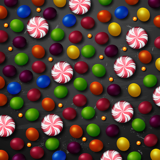 candy vector background - Vettoriali, immagini