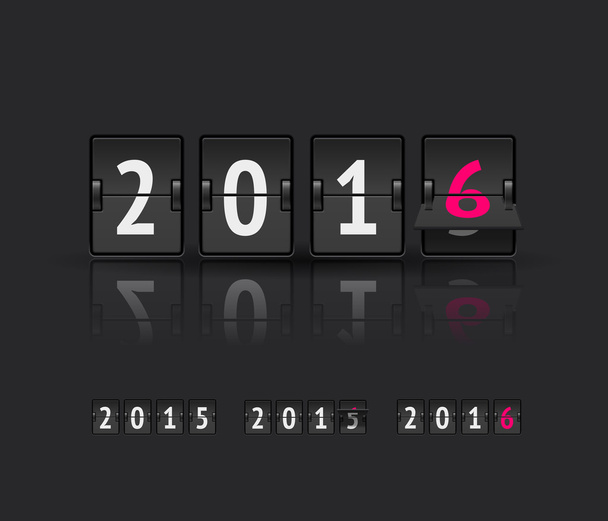 Countdown zum neuen Jahr - Vektor, Bild