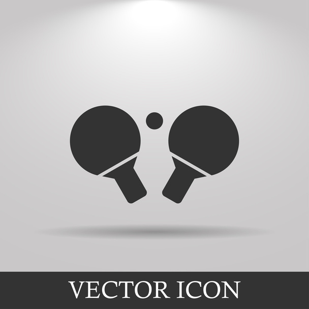 icono de tenis de mesa
 - Vector, imagen