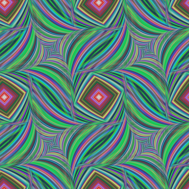Modèle fractal répété de rayures de couleurs heureuses
 - Vecteur, image