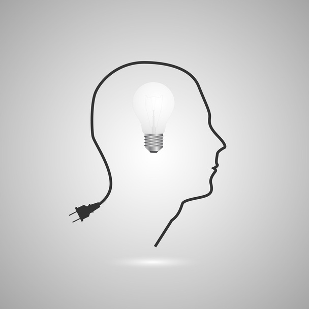Brain Idea Illustration - Vector, Image