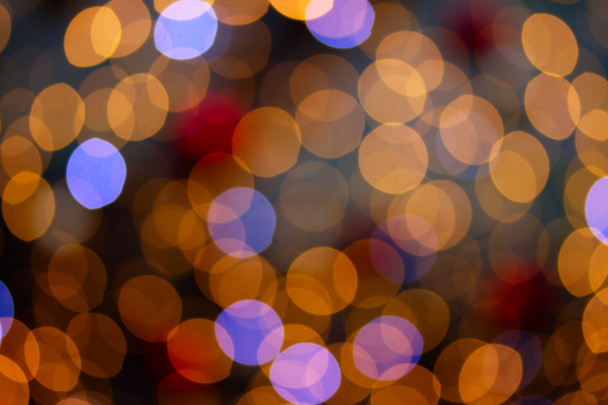 christmas  lights defocused background - Photo, image