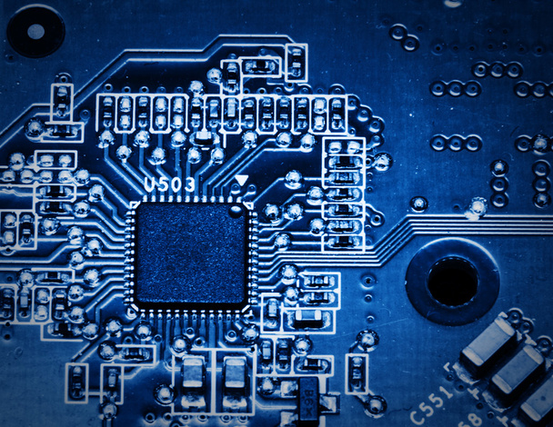 close up of circuit board - Foto, Imagen