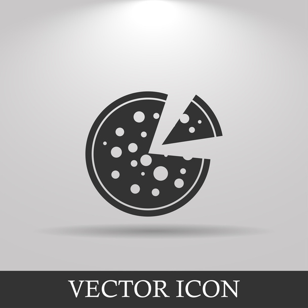 Pizza web icon - Vector, Image