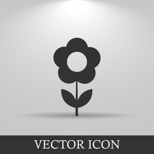 ikona kwiatów. płaski styl projektowania - Wektor, obraz