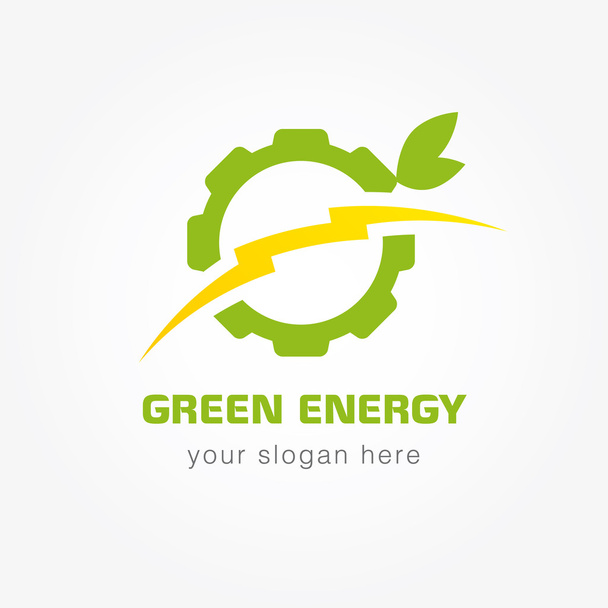 グリーン エネルギー ボルト会社 - ベクター画像
