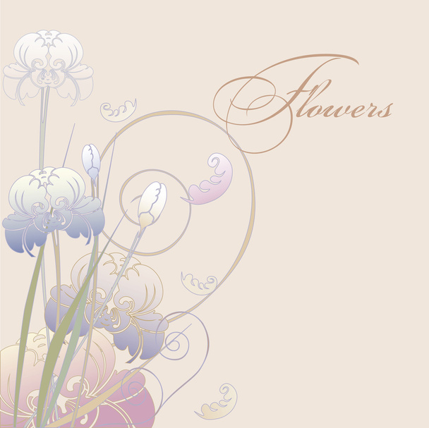 Floral design - Vektor, obrázek