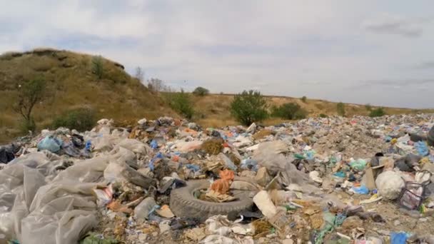Large Garbage And Wastes Dump Outside City - Záběry, video