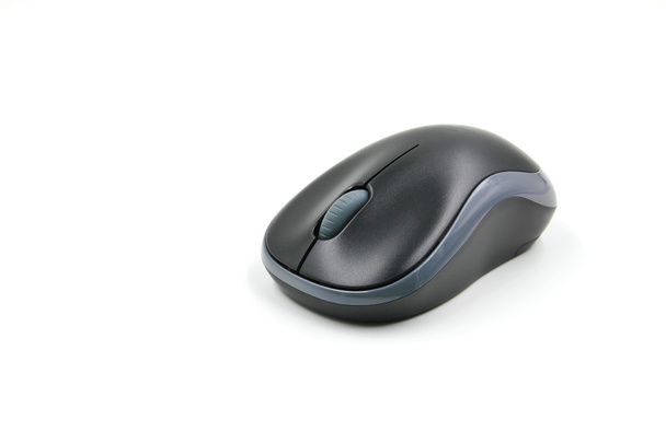 Bezdrátová počítačová myš izolovaná na bílém pozadí - Fotografie, Obrázek