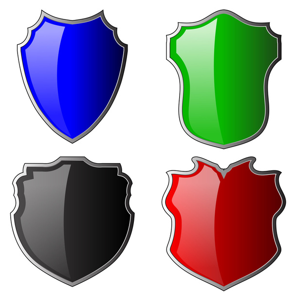 Set of Shields - Vektor, kép