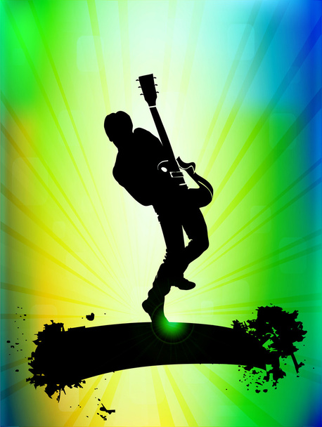 Guitarist - Вектор,изображение