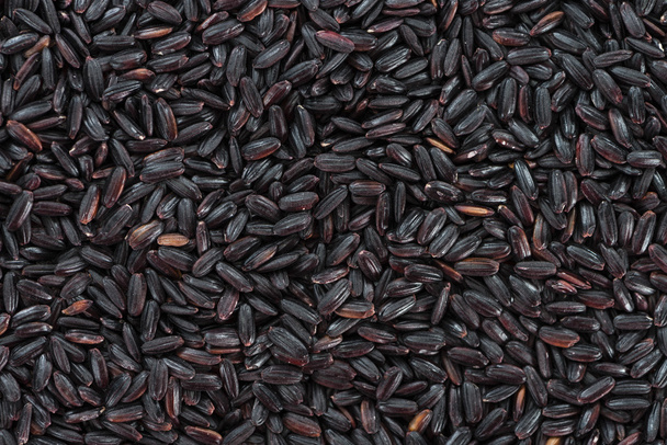 Portion of Black Rice - Foto, afbeelding