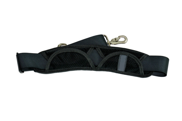 Black fabric strap luggage. - Photo, Image