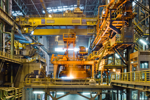 Produzione di acciaio nello stabilimento metallurgico
 - Foto, immagini