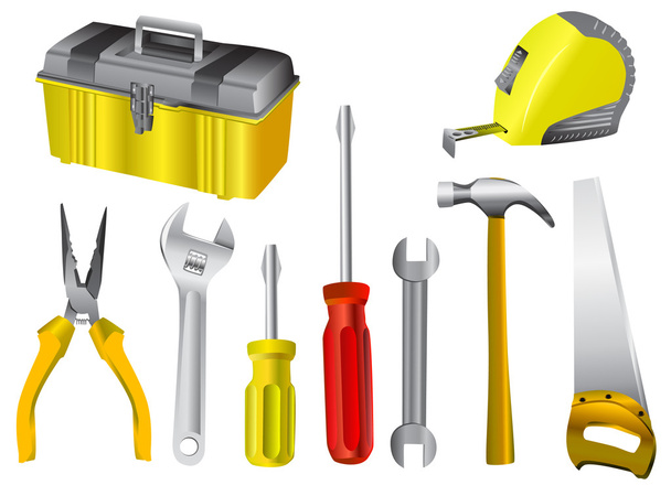 Collection of work tool vector - Vector, Image