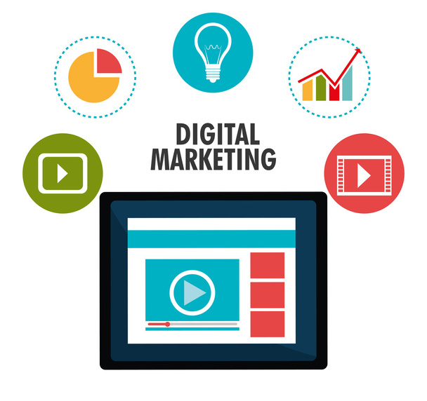 Цифровий маркетинг та електронна комерція
 - Вектор, зображення