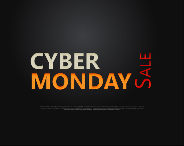 Cyber Monday sale - Vector, Image