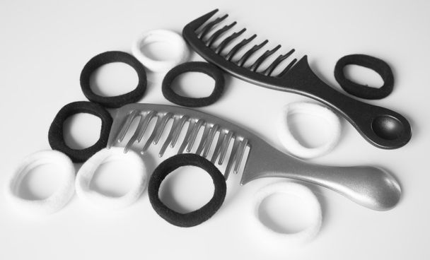 herramientas de peluquería peine rizador cuidado del cabello
 - Foto, imagen