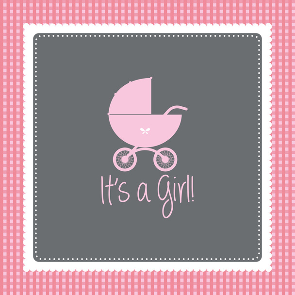 Baby Shower Background - Vector, Image