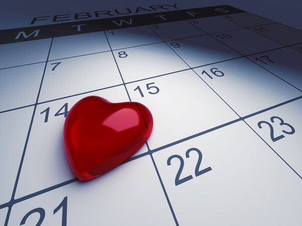 Valentine's Day Calendar - Фото, изображение