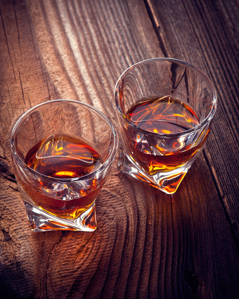 Whiskey  Bourbon  in  a  Glass - Photo, Image