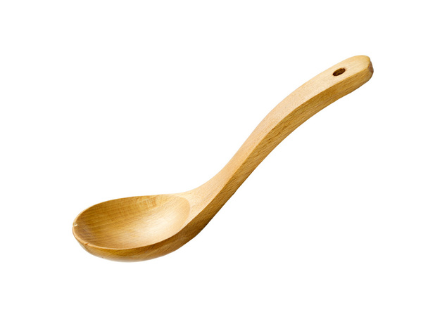 wooden spoon isolated - Photo, Image