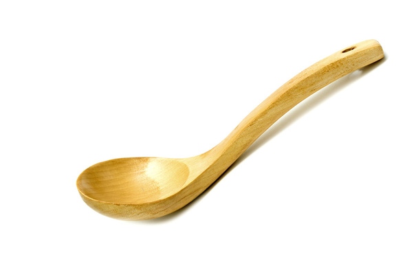 wooden spoon isolated - Photo, Image