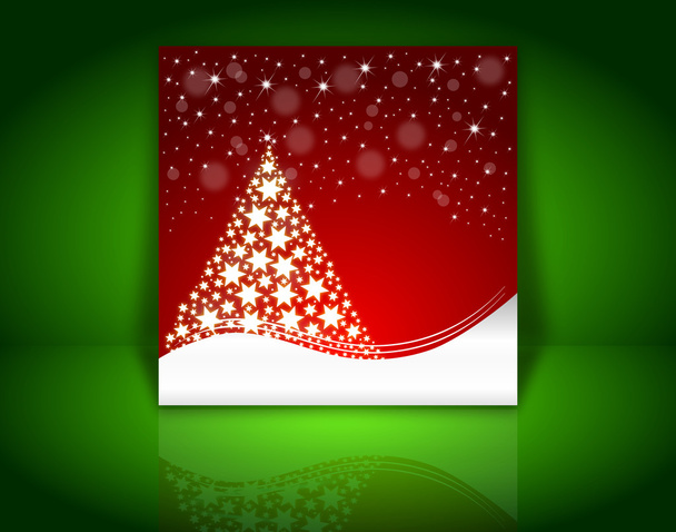 Vánoční přání s vánoční stromeček - Fotografie, Obrázek