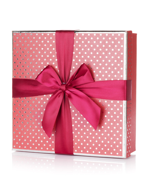 Gift box on white background - Zdjęcie, obraz