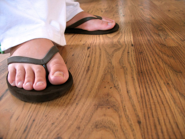 Flip flop feet - Photo, Image