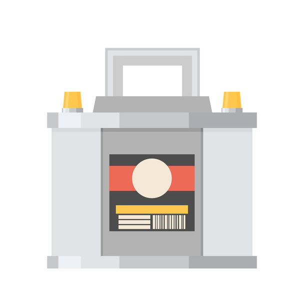 car battery icon - Vetor, Imagem