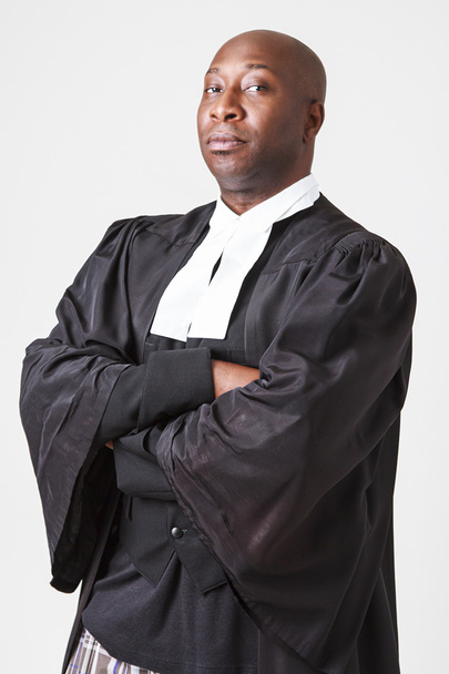 Porträt eines seriösen Rechtsanwalts - Foto, Bild