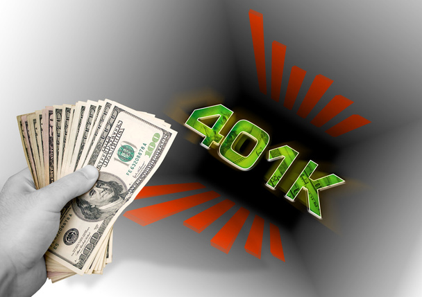 Jogando dinheiro no 401k
 - Foto, Imagem