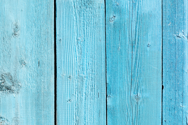 vieille clôture en bois avec peinture bleue
 - Photo, image