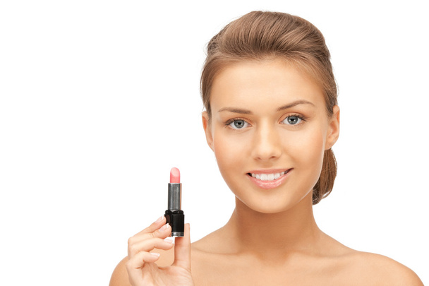 Beautiful woman with lipstick - Foto, immagini